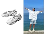 SEVENTEEN Hoshi wearing Adidas Yeezy (Image via @ho5hi_kwon/Adidas)
